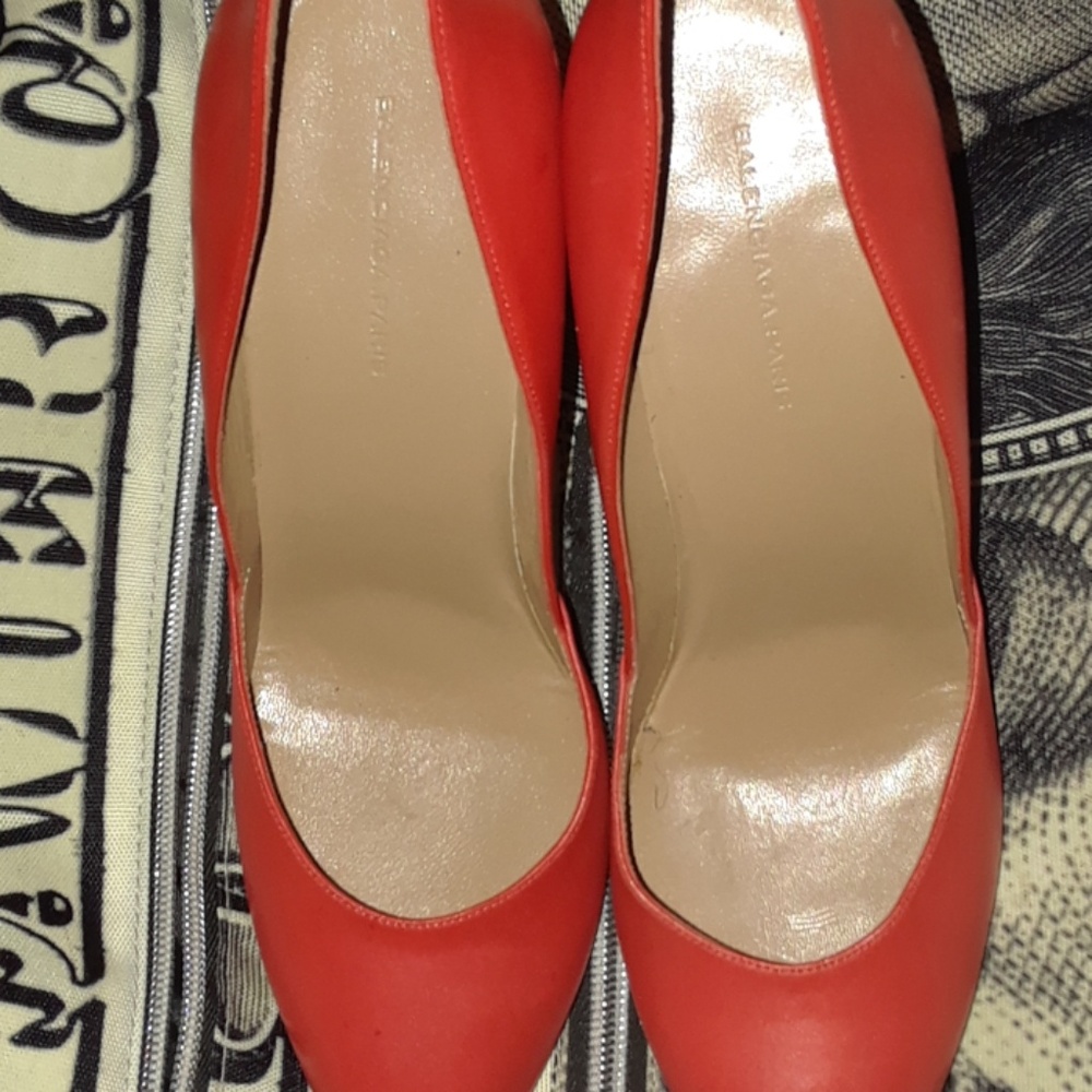 Balenciaga rusty orange pumps - Picture 1 of 2